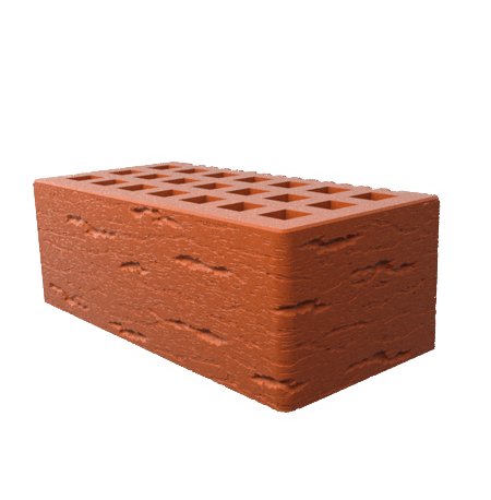 Саранский кирпич лицевой (СЗЛК) 1.4НФ красный ольха3