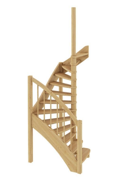 Лестница ЛС-04м без подступенков П сосна