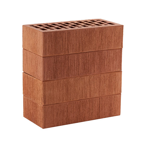 Кирпич ЛСР лицевой керамический пустотелый 1НФ темно-красный тростник