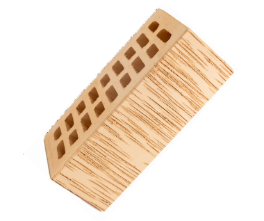 Брянский лицевой кирпич слоновая кость березка 1НФ