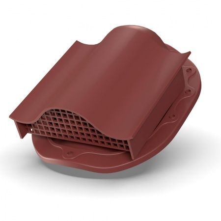 Вентиль KTV Ø110 для металлочерепицы красный