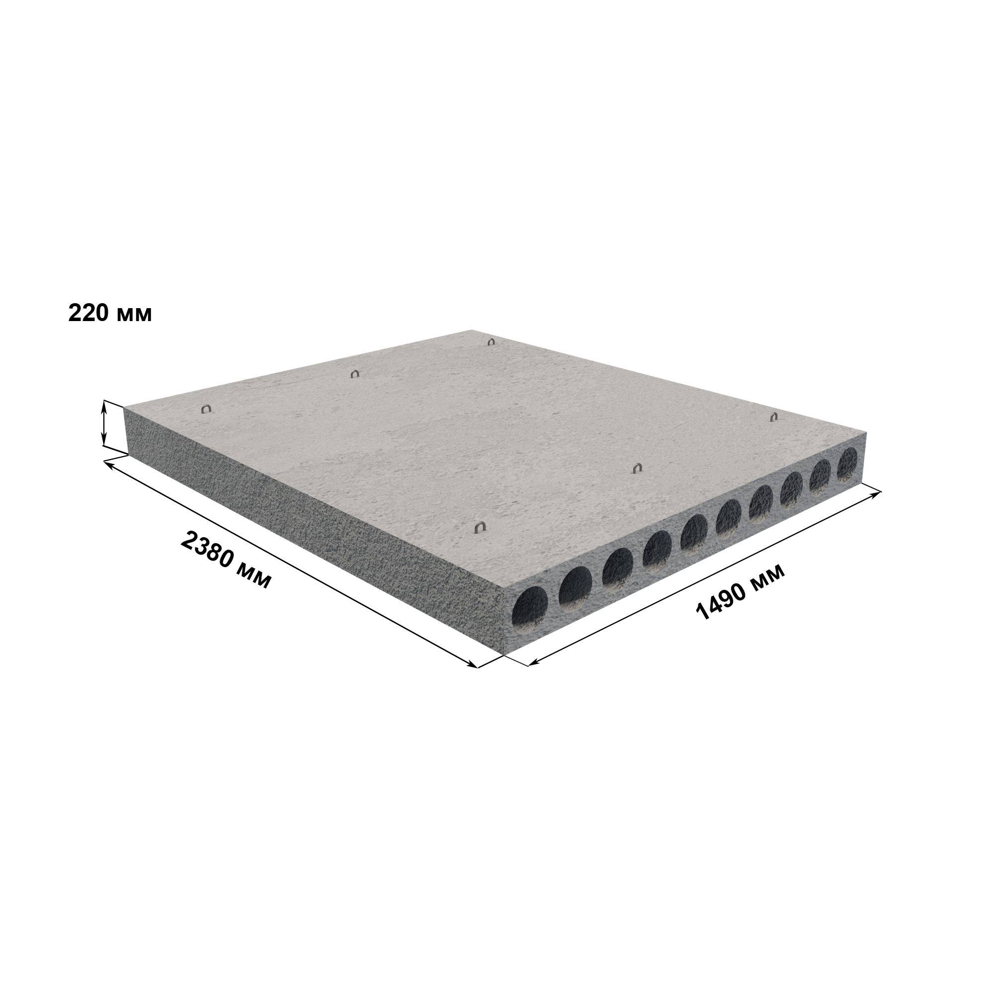 Плита перекрытия ПК24-15-8ТА