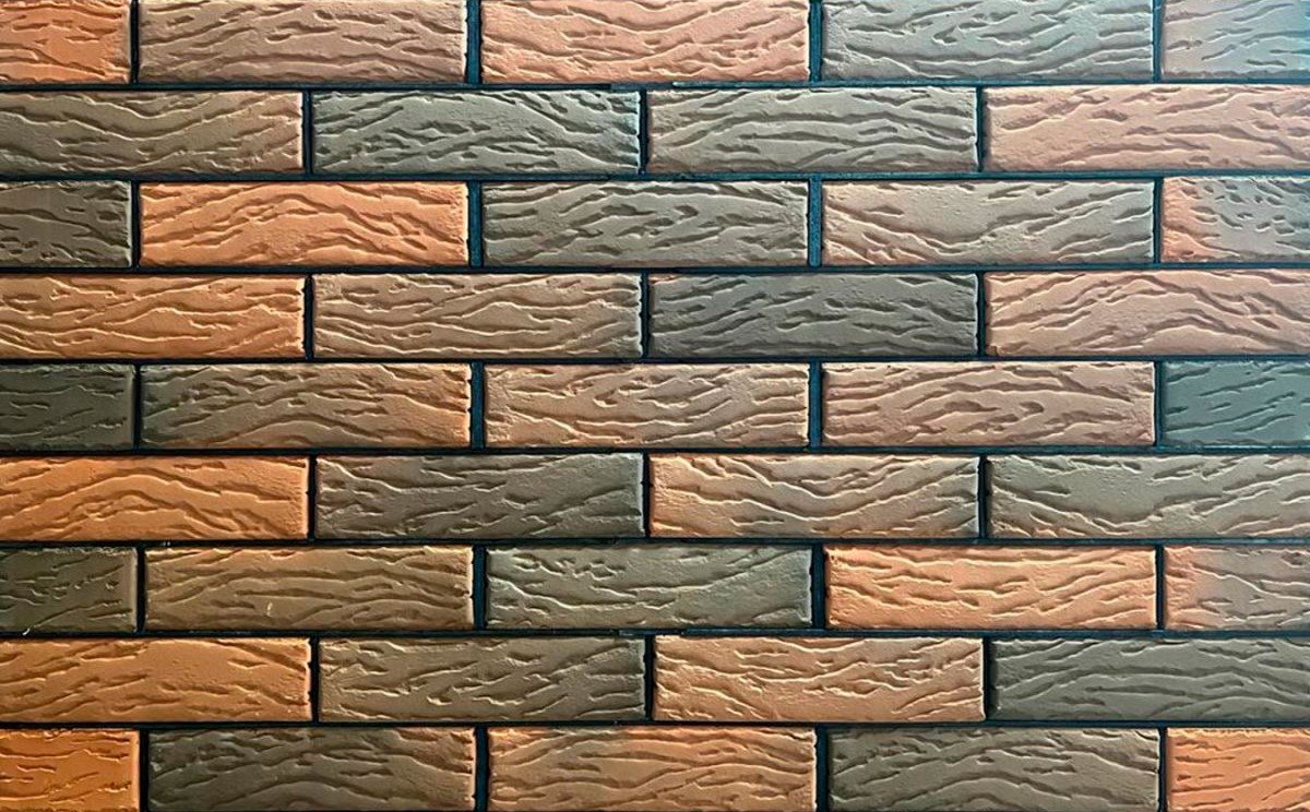 Арский Флеш Россо кирпич Рустик Кора дерева 1 НФ