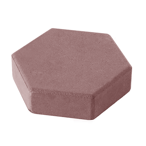 Брусчатка вибролитье Арт Альянс Шестигранник 188 х 170 х 60 Красный