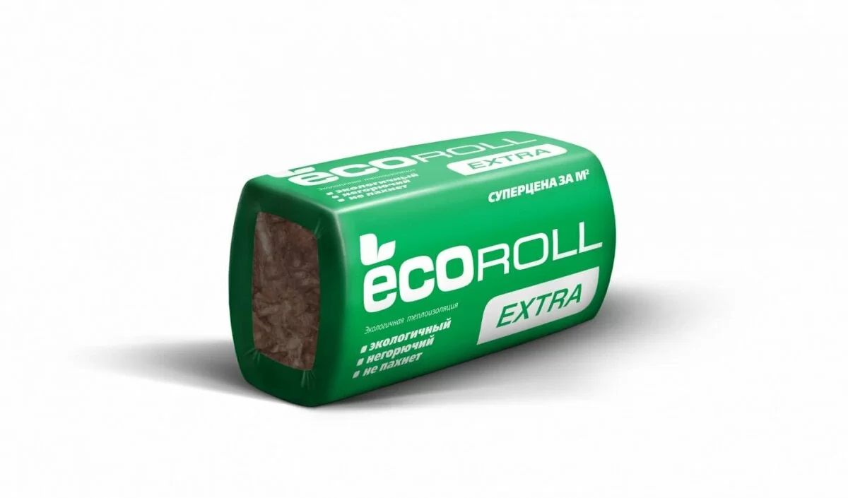 Плита теплоизоляционная из стекловолокна KNAUF TS 037 ECOroll EXTRA 610х1230х50 15 кг/м3 16 шт