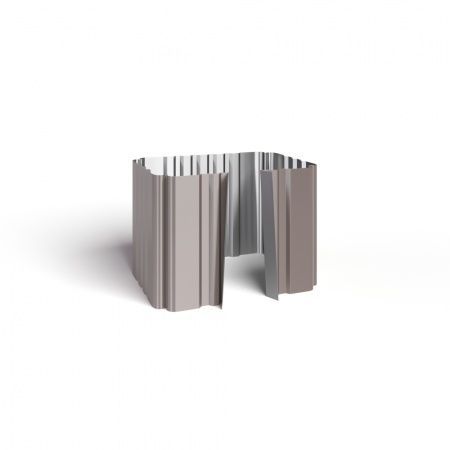 Держатель трубы 76х102 (на кирпич) полиэстер RAL8017