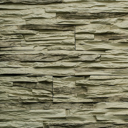 Облицовочный камень Арт Альянс Барокко серый+фисташковый