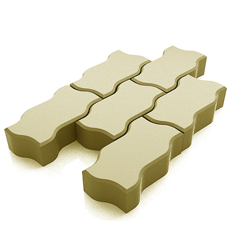 Брусчатка вибролитье Арт Альянс Волна 238 х 103 х 45 Другой