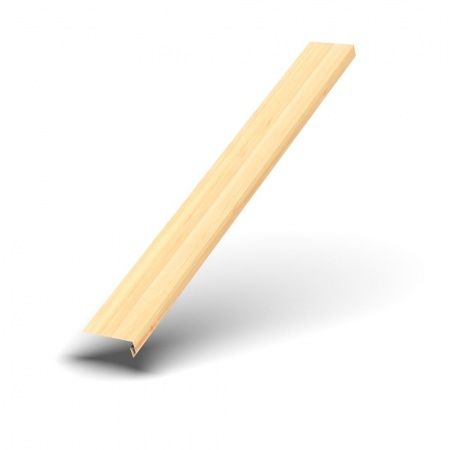 Планка карнизного свеса сложная 185х50х2000 Ecosteel Matt./Т 0.5