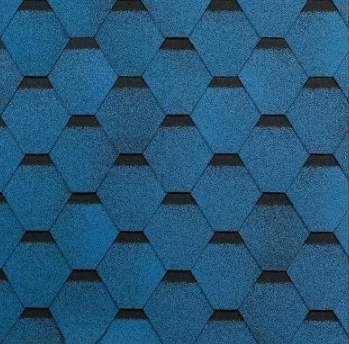 Гибкая черепица Технониколь Сальса Жимолость синий