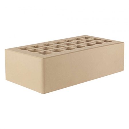 Железногорский кирпич лицевой 1НФ слоновая кость гладкий