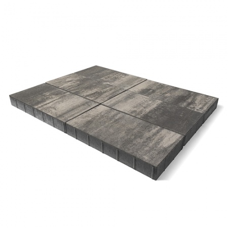 Тротуарная плитка Braer Сити Ночь, h=80