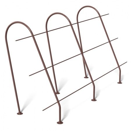 Ограждение кровельное 1200х3000 RAL8017