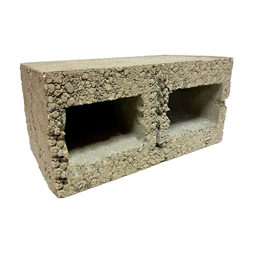 Блок керамзитобетонный 2-пустотный КСР-ПР-ПС-39-35-F50-850 Спектр Н