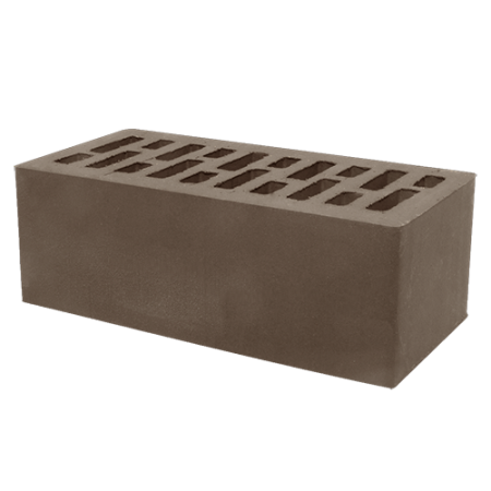 Кирпич лицевой Тербунский гончар пустотелый 1,4НФ корица гладкий