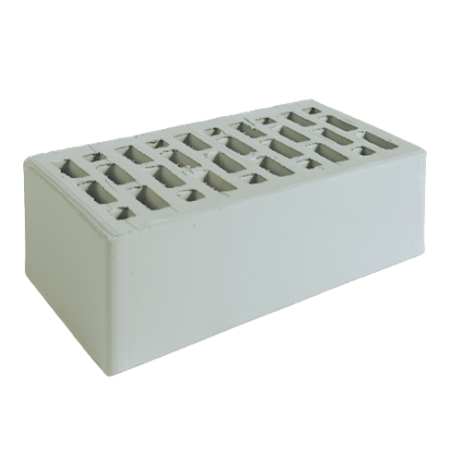 Кирпич лицевой пустотелый Норский 1,4НФ серый гладкий