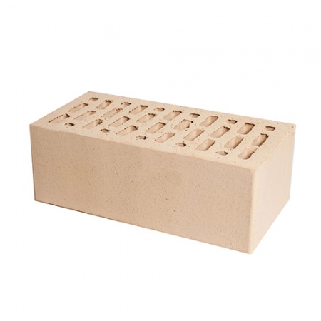 Кирпич Уралглавкерамика лицевой сливки гладкий меланж 1,4НФ