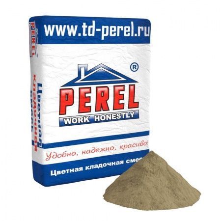 Смесь кладочная цветная Perel SL серый 0010 50 кг