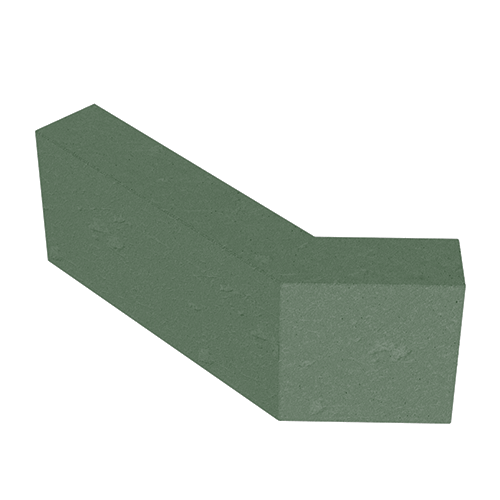 Сплитерный перегородочный блок Г-образный "135" ССПГ "135" салатный