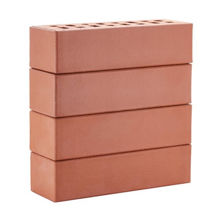 Клинкер ЛСР фасадный 0,7 NF красный "Лондон" гладкая