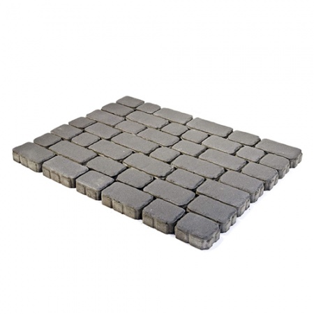 Тротуарная плитка Braer Ривьера Серый, h=60