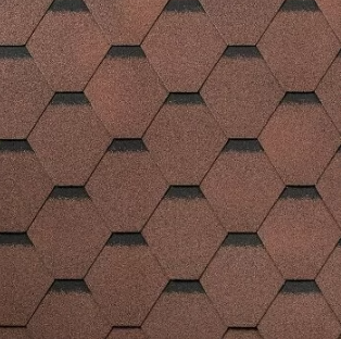 Гибкая черепица Технониколь Сальса Личи красный