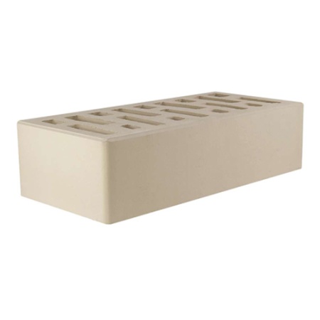 Кирпич лицевой Старый Оскол 1НФ белый гладкий