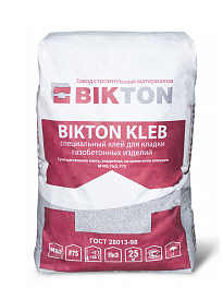 Клей для газобетона Bikton