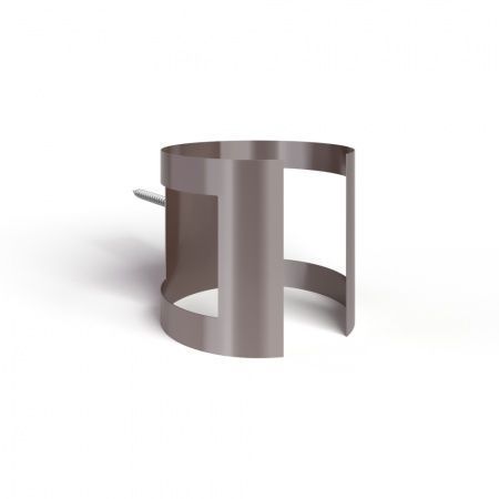 Держатель трубы D100 (на кирпич) RAL8017