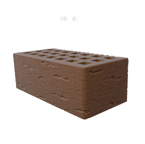 Саранский кирпич лицевой (СЗЛК) 1.4НФ шоколад ольха3