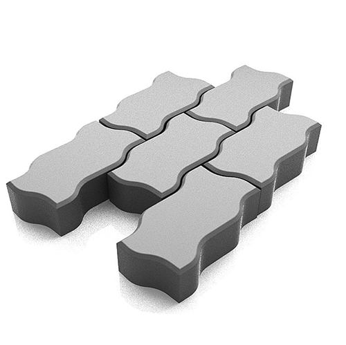 Брусчатка вибролитье Арт Альянс Волна 238 х 103 х 60 Серый