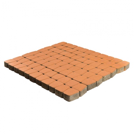 Тротуарная плитка Braer Классико круговая Янтарный, h=60