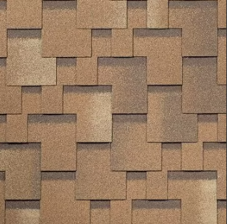 Гибкая черепица Технониколь Болеро Песок коричневый