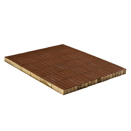 Тротуарная плитка Braer Прямоугольник Коричневый, h=60, 200x50