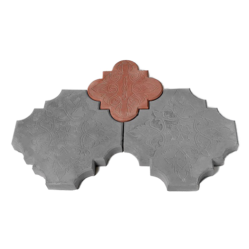 Брусчатка вибролитье Арт Альянс Клевер краковский 298 х 298 х 45 Серый