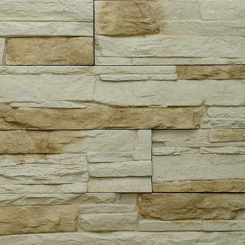 Облицовочный камень Арт Альянс Бенгалия светло-зеленый+темно-бежевый