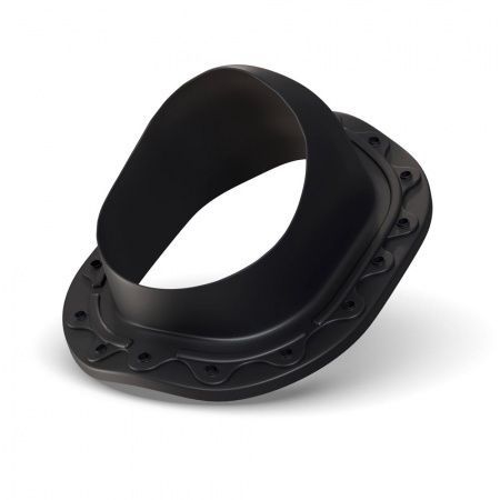 Проходной элемент для труб Ø110-160 мм для металлочерепицы черный