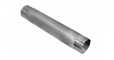 Круглая труба соединит. 1м Aluzinc 125*90мм