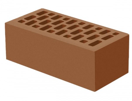 Голицынский кирпич лицевой 1.4НФ терракотовый гладкий