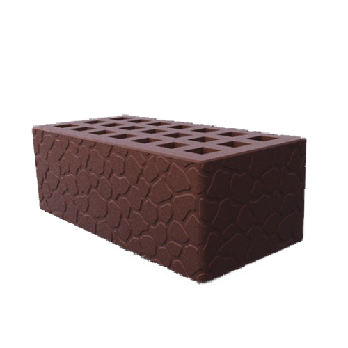 Саранский кирпич лицевой (СЗЛК) 1.4НФ коричневый черепаха