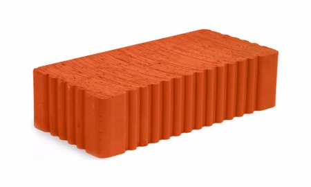 Кирпич одинарный полнотелый MSTERA 1НФ красный рифленый (М-200)
