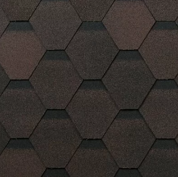 Гибкая черепица Технониколь Оптима Коричневый