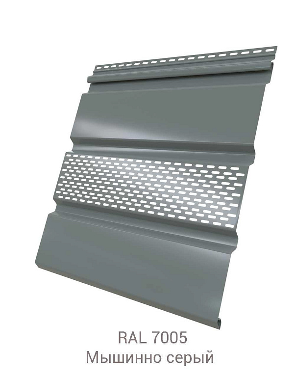 Софит металлический с частичной перфорацией Grand Line РЕ 0.45