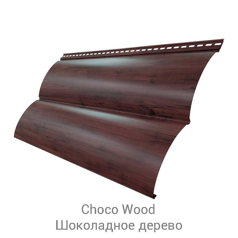 Сайдинг металлический Блок-хаус New PurLite Matt 0.5/35