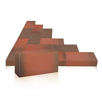 Клинкер тротуарный ЛСР 0,51НФ красный флэшинг "Ноттингем"