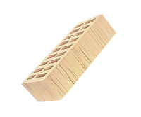 Брянский лицевой кирпич слоновая кость тростник 1НФ 