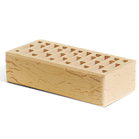 Маркинский кирпич лицевой 1НФ солома 01 риф